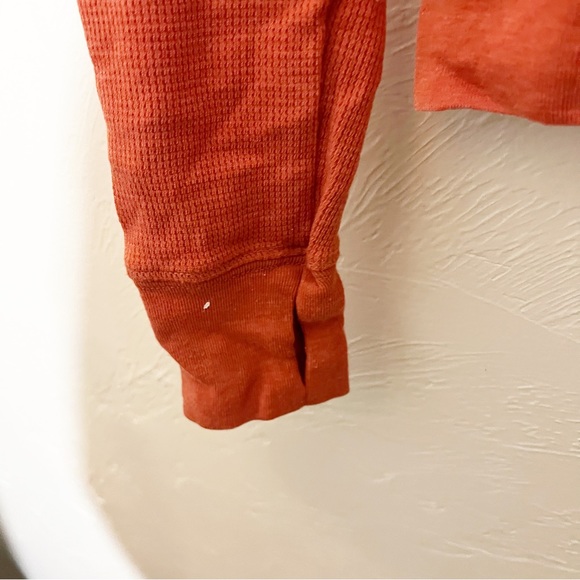 Spiritual Gangster Mystical Moon Burnt Orange Thermal Pullover Sz S - Picture 5 of 8